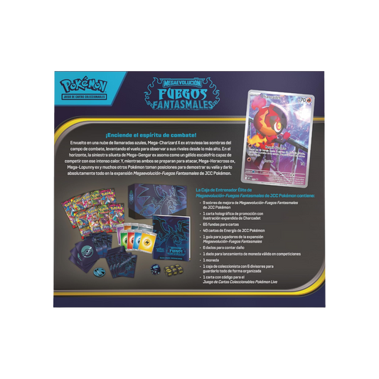 Caja de Entrenador Élite Fuegos Fantasmales - Español