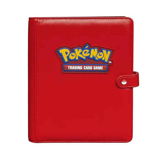 Álbum Premium Pokémon 4 Bolsillos con Cierre Snap – Red