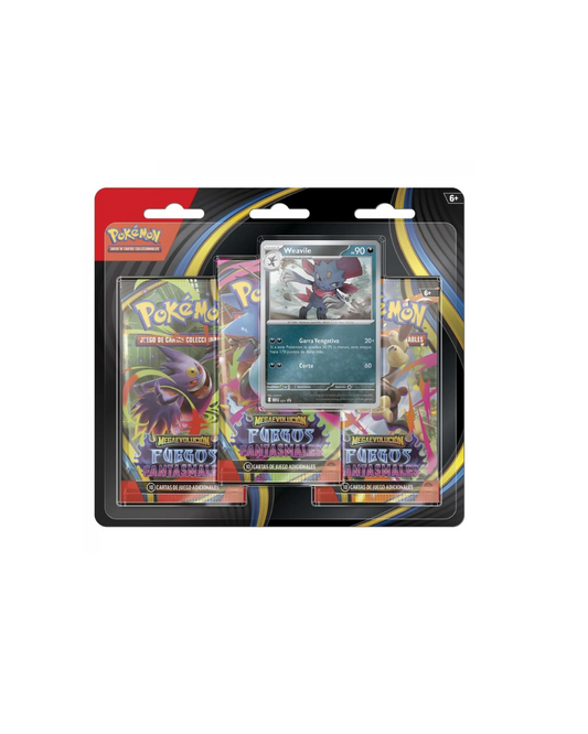 Blister Megaevolución 3 sobres Weavile